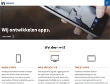 Tablet Screenshot of intoapps.nl